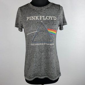 Pink Floyd The Dark Side Of The Moon Burnout T-Shirt Juniors Size XS Rock Music